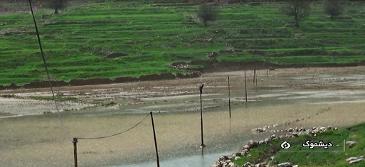 خسارت بارندگی به زیرساخت های کشاورزی دیشموک