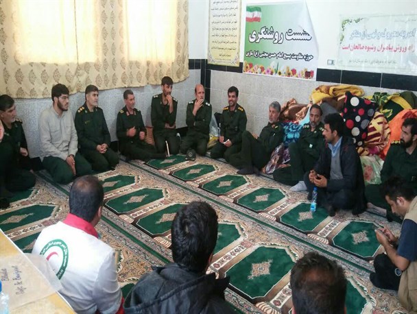 امداد رسانی جهادی در سیل استان مرکزی