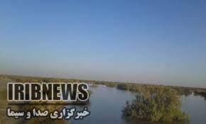 آبدار شدن  تالاب جازموریان در جنوب استان کرمان