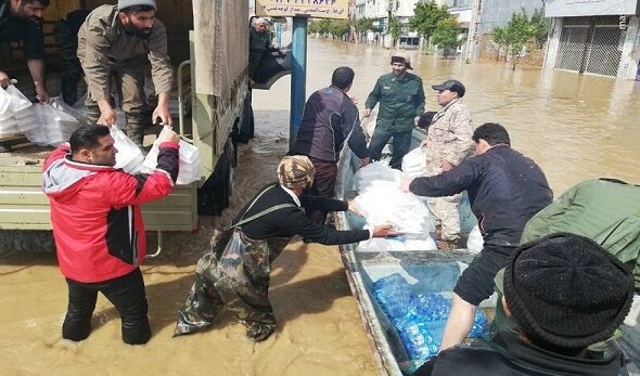 اعزام ۴۰ طلبه گنابادی به مناطق سیل‌زده لرستان