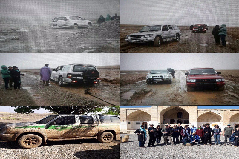 نجات 22 گردشگر خارجی و ایرانی گرفتار در باتلاق پارک ملی کویر