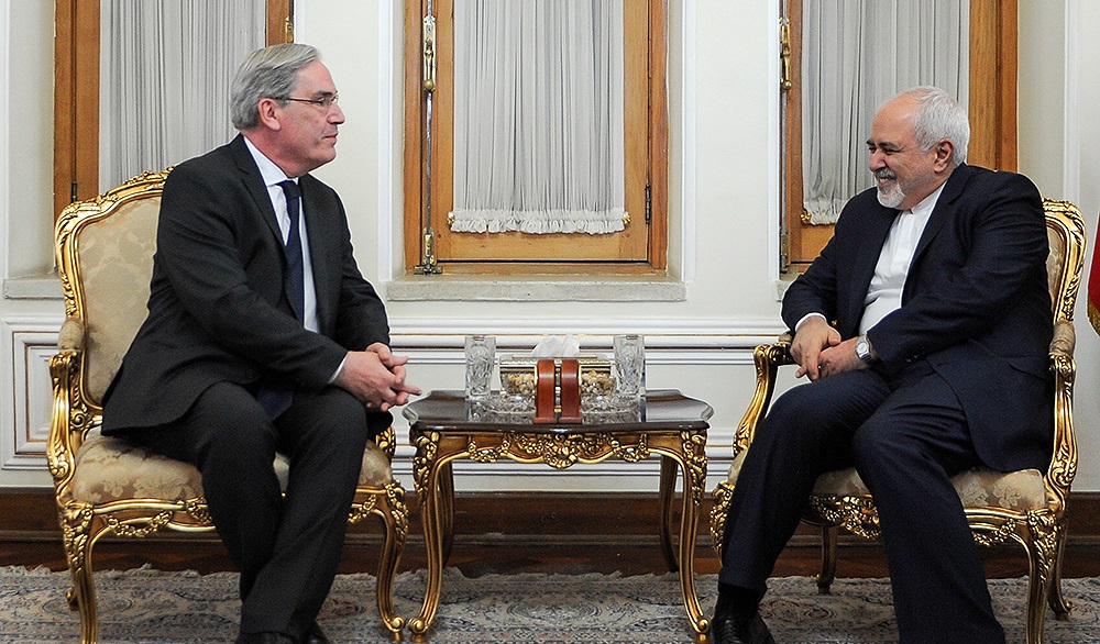 دیدار سفیر جدید فرانسه با ظریف