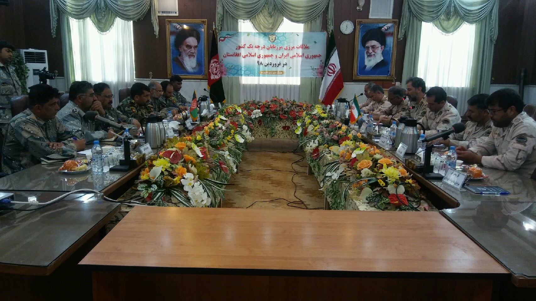نشست فرماندهان مرزبانی تایباد و افغانستان در تایباد