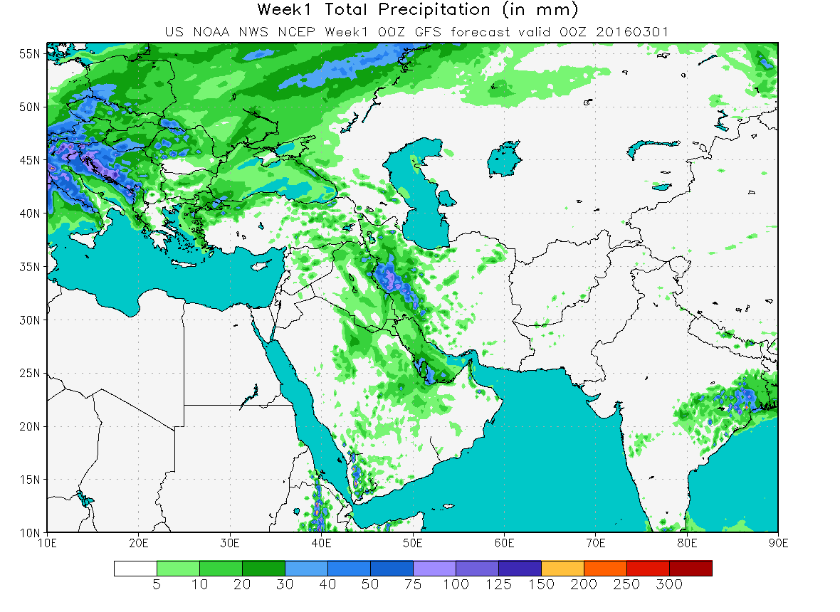 بارش باران و کاهش دمای هوا در راه است