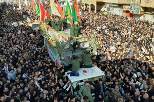 انتقال پیکر مطهر سرداران مقاومت از اهواز به مشهدالرضا