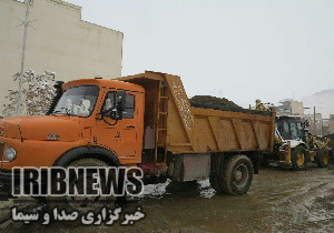 آماده باش نیروهای خدماتی شهرداری مهاباد