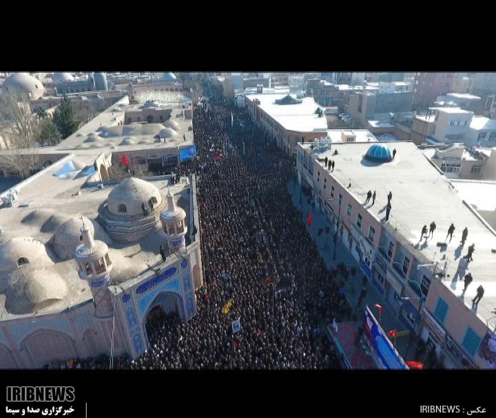 تجمع بزرگ مردم انقلابی و قدرشناس اردبیل