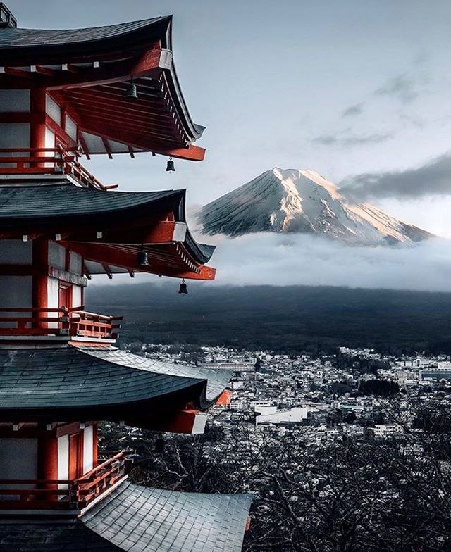 کوه فوجی از زاویه‌ای تماشايي +عکس