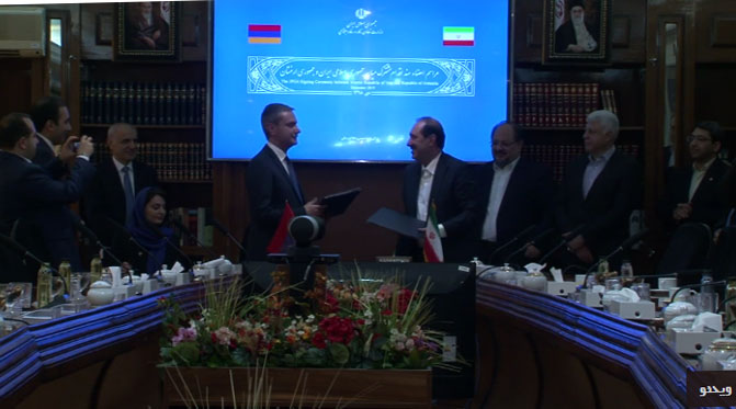 وزرای کار ایران و ارمنستان برنامه اقدام مشترک همکاری امضا کردند