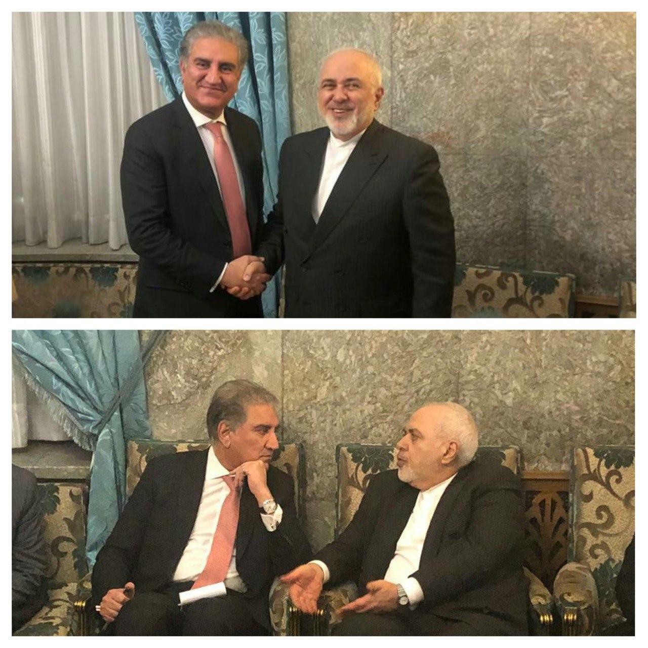 دیدار ظریف با وزیر خارجه پاکستان