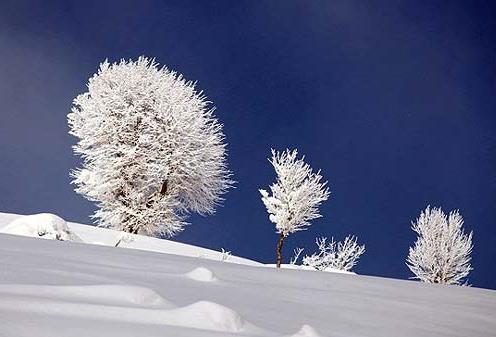 کوه های گیلان در محاصره برف