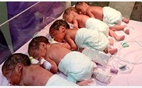 نوزادان پنج قلو بیمارستان ام البنین(س) مشهد در سلامت کامل هستند