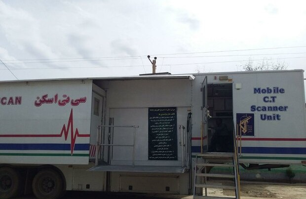 افتتاح بیمارستان صحرایی در مناطق سیل زده