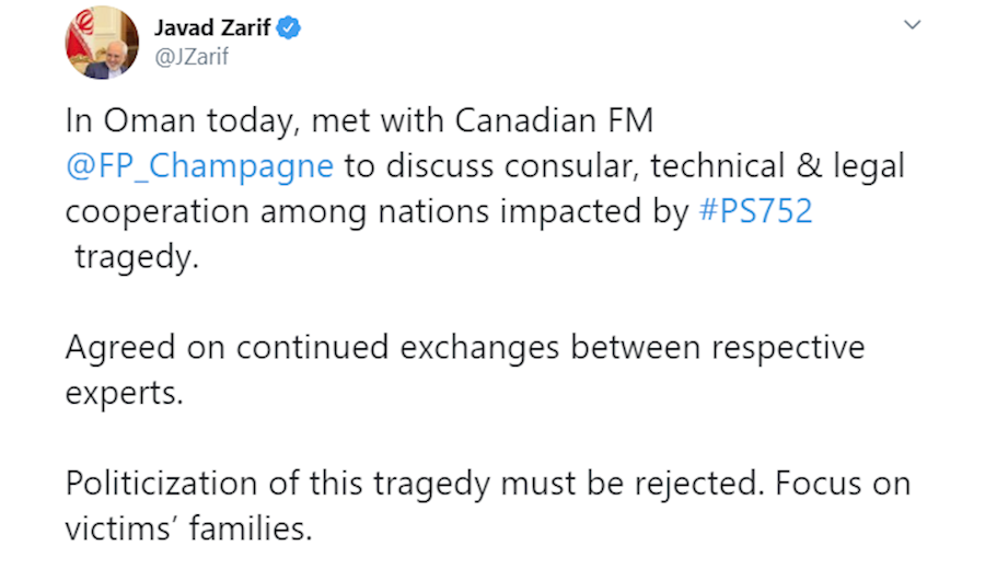 دیدار وزیران امور خارجه ایران و کانادا