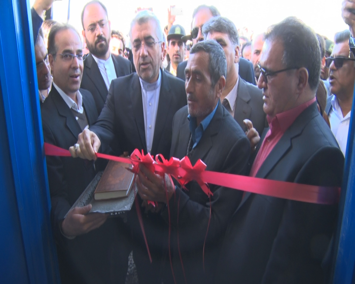 افتتاح دو طرح صنعت آب و فاضلاب باحضور وزیر نیرو در سبزوار