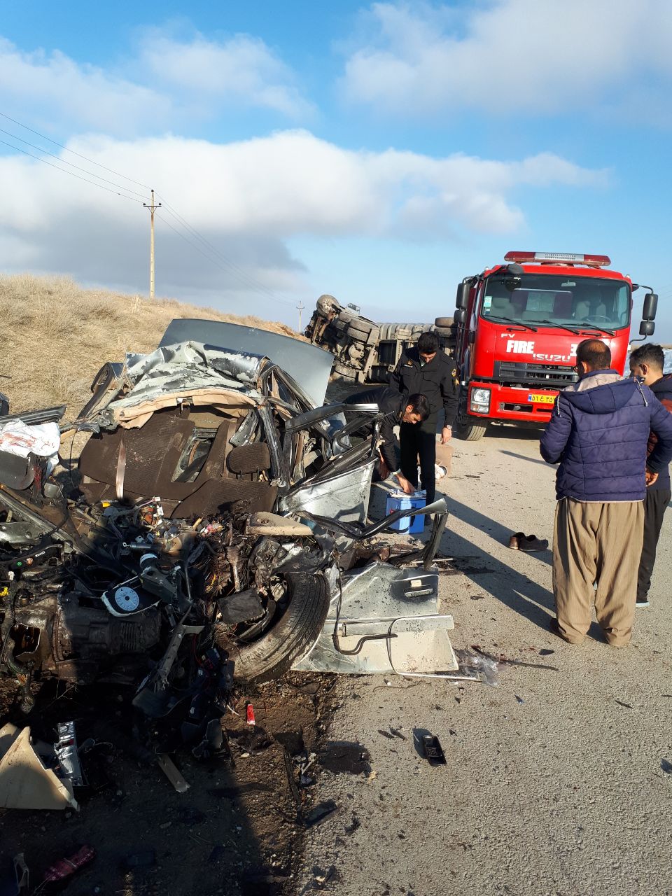 سانحه رانندگی با 3 کشته در کبودراهنگ