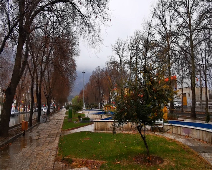 تداوم بارش برف و باران در استان کرمانشاه