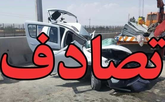 فوت عابر در حادثه رانندگی اتوبان ذوب آهن اصفهان