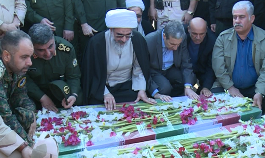 ورود پیکر پاک شهدای والامقام دفاع مقدس به بوشهر