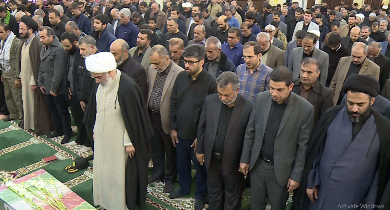 تشییع پیکر پاک سه شهید گمنام در استان بوشهر