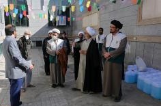 توزیع رایگان بیش از ۲ هزار بسته مواد ضدعفونی توسط آستان قدس در مشهد
