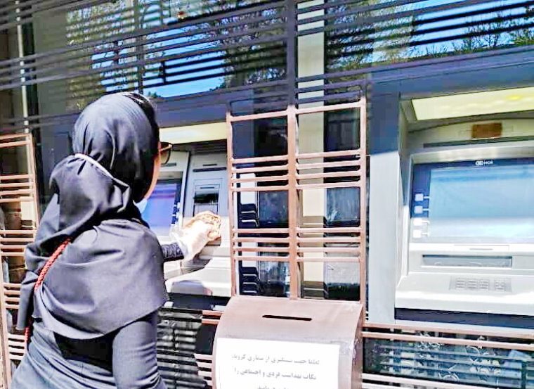 ضدعفونی عابر بانک‌های شیراز