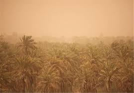 آلودگی آسمان آبادان در پی انتشار گردوغبار