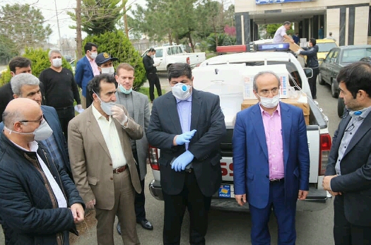 اهدای تجهیزات به بیمارستان شهید بهشتی انزلی