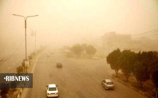 هوای شهرستان‌های غربی استان بحرانی است.