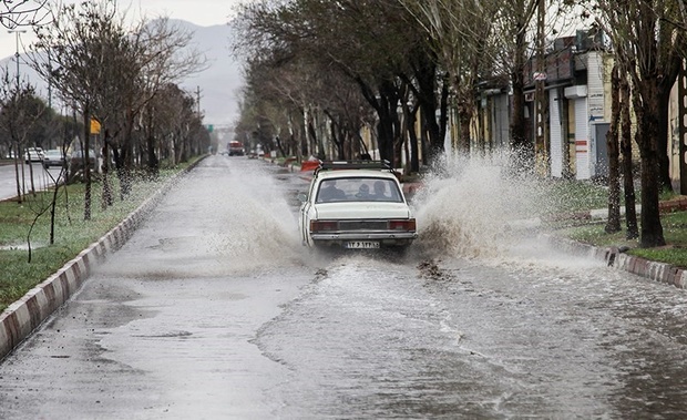 بارش بیش از ۶۵ میلی متر باران در آوج