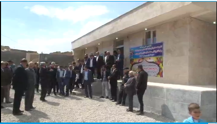 افتتاح مدرسه سه کلاسه خیرساز در بستان اباد