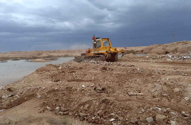 رفع تصرف از بستر و حریم رودخانه های شهرستان بشرویه