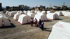 اردوگاه‌های اسکان اضطراری در خوزستان به 9 اردوگاه رسید