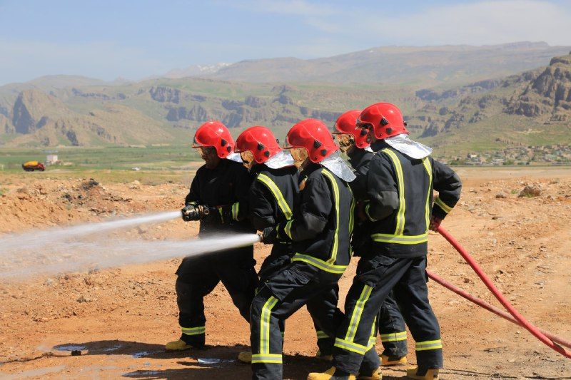 برگزاری مانور مدیریت بحران در پتروشیمی لردگان