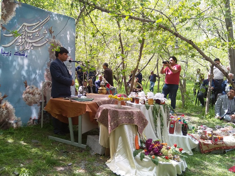 جشنواره شکوفه های گیلاس در روستای زشک برگزار شد