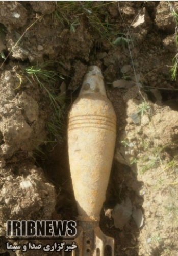 کشف و شناسایی یک قبضه خمپاره در سروآباد