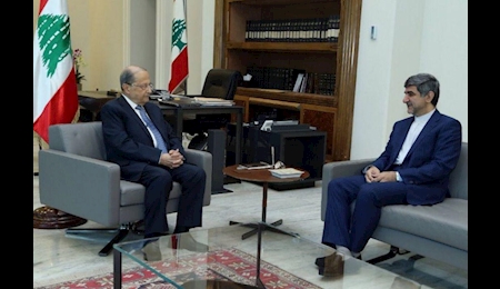 دیدار سفیر ایران با رئیس جمهوری لبنان