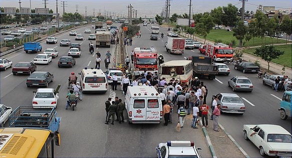 رعایت نکردن حق تقدم؛ علت ۱۸ درصد تصادفات تهران