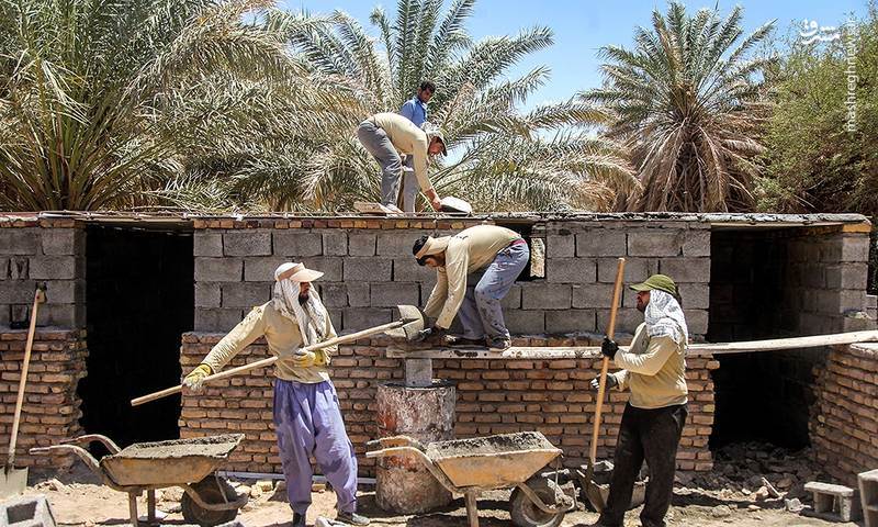 خدمات رسانی گروه جهادی بسیج دانشجویی