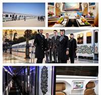 حرکت نخستین قطار 5 ستاره ایران در راه آهن خرمشهر