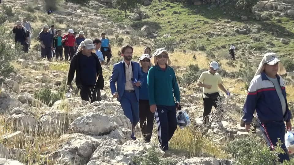 برگزاری همایش کوهپیمایی در ارتفاعات چرام