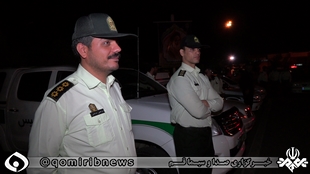 نمایش اقتدار پلیس قم با اجرای عملیات فتح