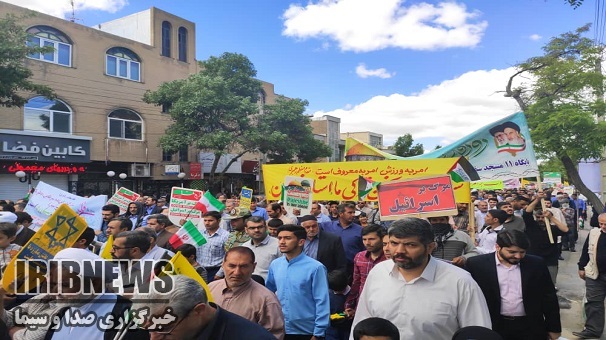 قدس 98 / آغاز راهپیمایی روزجهانی قدس در زنجان