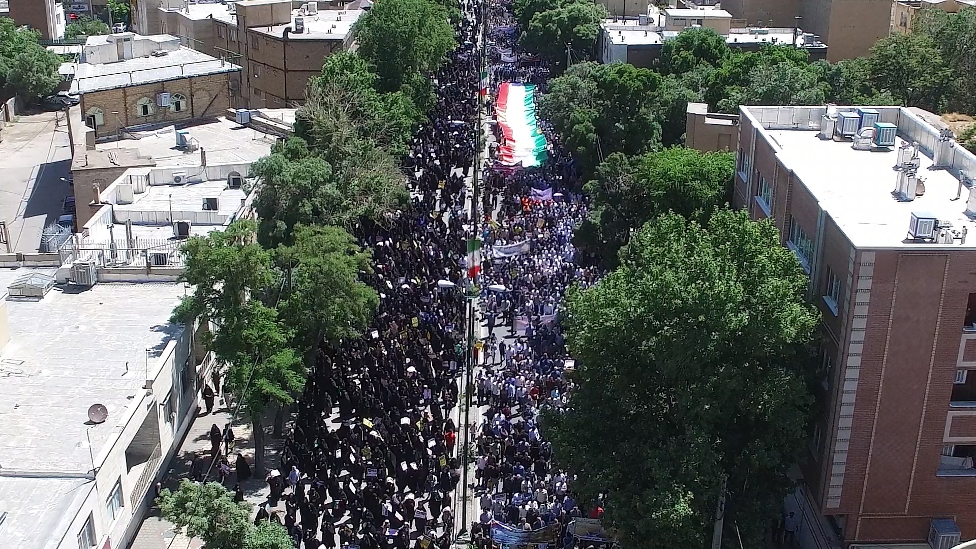 برگزاری راهپیمایی روز قدس در ۷۰ نقطه ی استان همدان