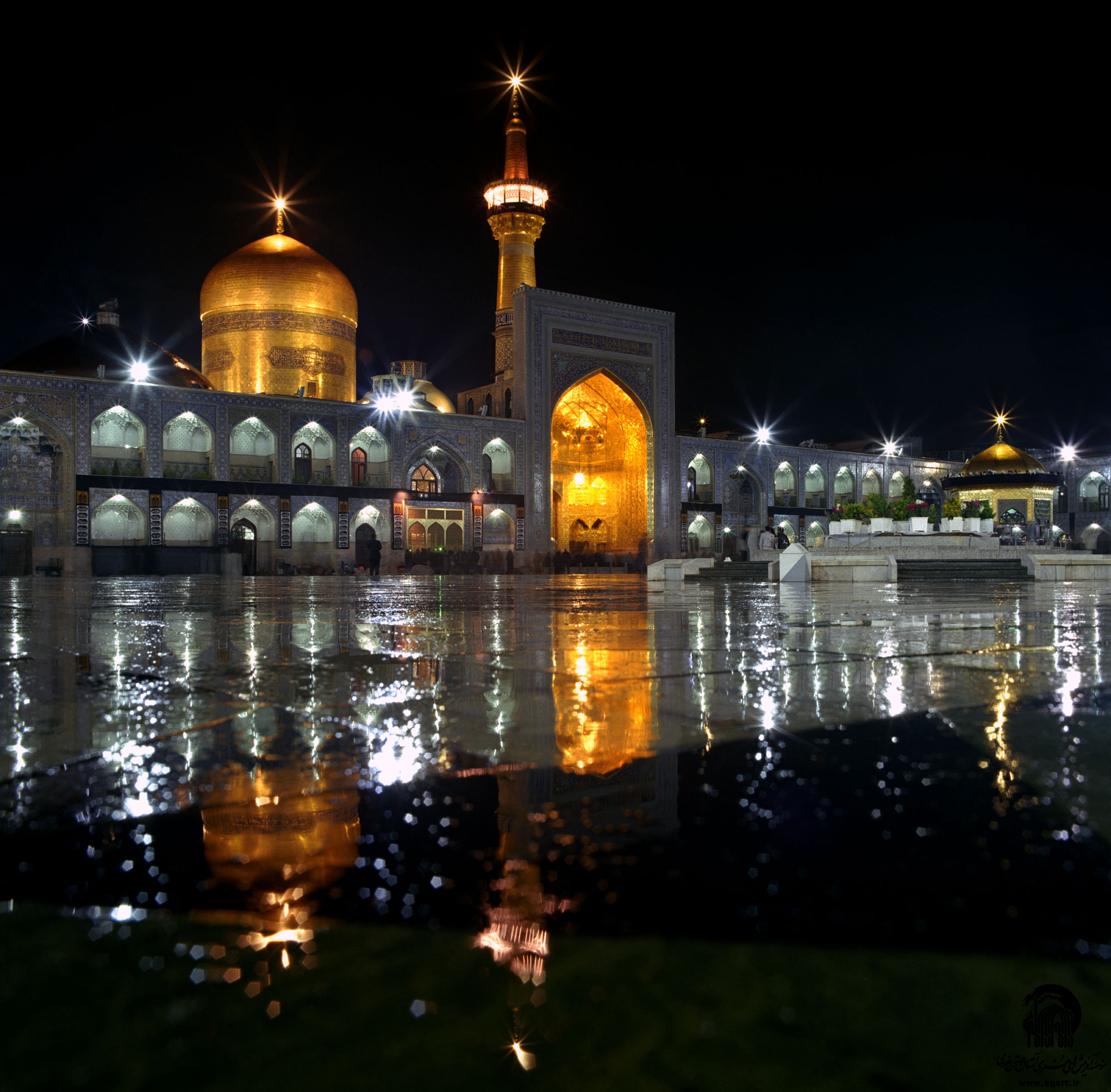 باران در مشهد مقدس از سحر تا صبح بارید