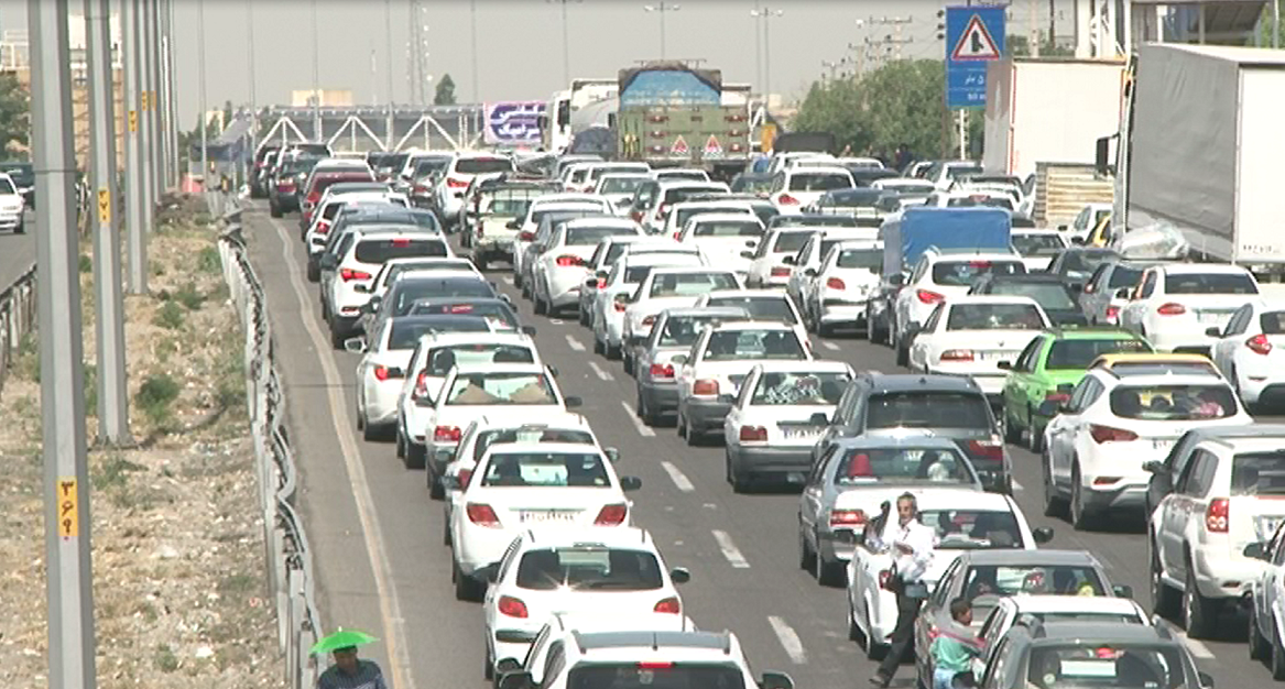  ترافیک سنگین در جاده های البرز