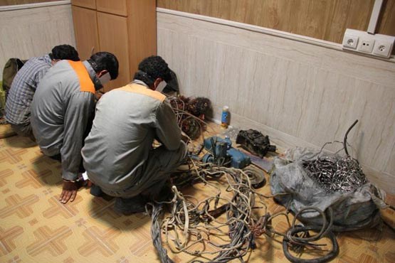 دستگیری کابل دزدهای تبریز در کرج