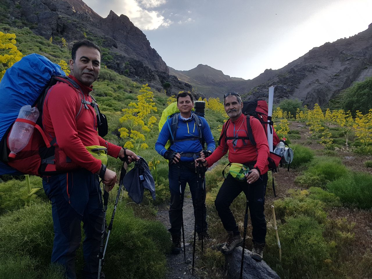 صعود کوهنوردان فریمانی به قله هزار کرمان