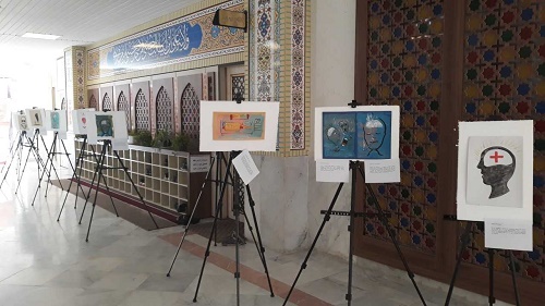 برپایی نمایشگاه آثار هنری در زمینه علوم اعصاب در مشهد
