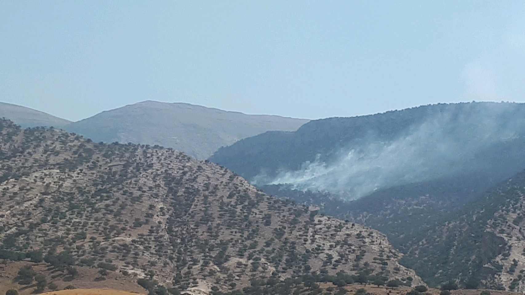 آتش سوزی در کوه دُراک بهمئی